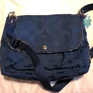 Coach signature messenger bag